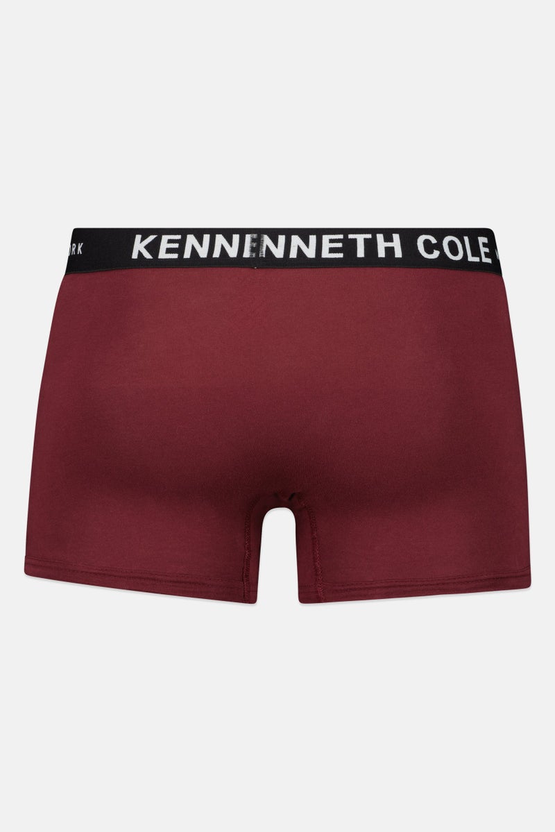 Kenneth Cole Men 2 Pack Brand Logo Trunks, Multicolor - Image 3
