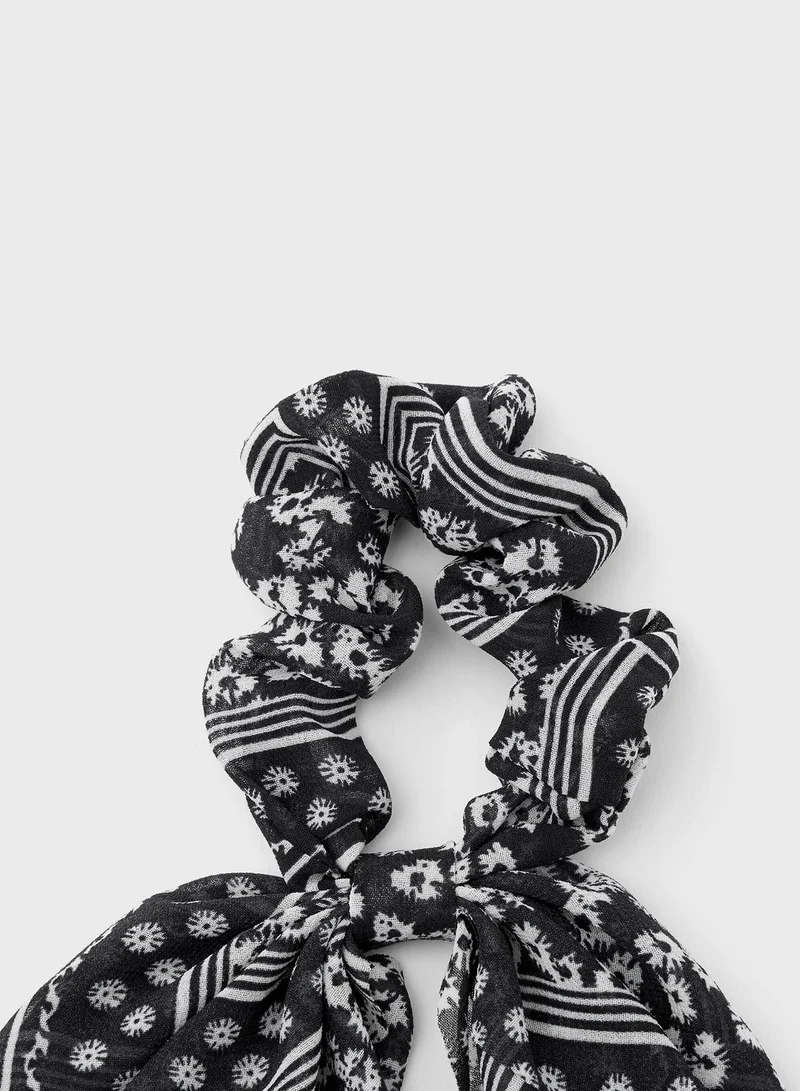 Claires Kids Bandana Scarf Scrunchie Headband
