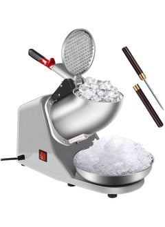 Generic Electric Ice Shaver Snow Cone Maker Machine Silver 143lbs/hr for Home and Commercial Use  - Image 1
