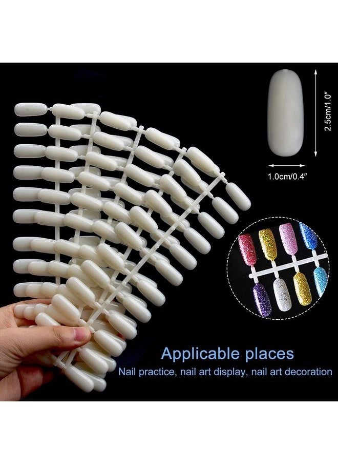 Noverlife 120 Nail Colors Display Book with 120 False Nail Tips, Nail Gel Polish Display Chart, Manicure Salon Studio Nail Art Samples Color Swatches Cardboard Nail Design Showcase  - Image 5