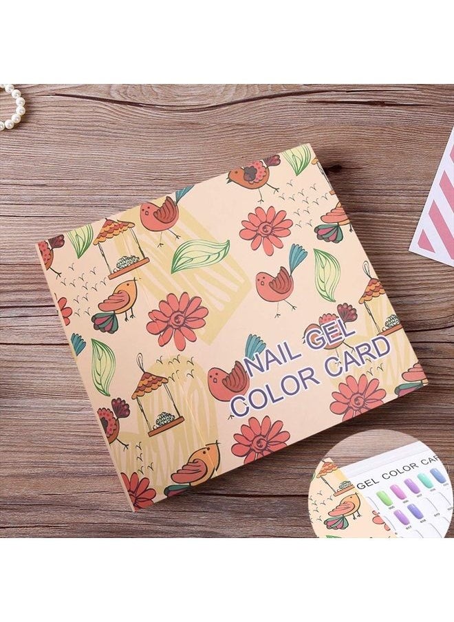 Noverlife 120 Nail Colors Display Book with 120 False Nail Tips, Nail Gel Polish Display Chart, Manicure Salon Studio Nail Art Samples Color Swatches Cardboard Nail Design Showcase  - Image 4