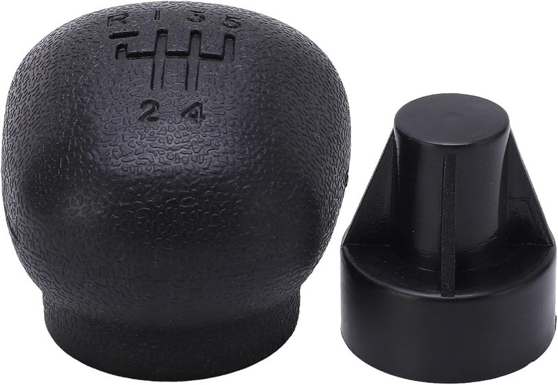 Manual Gear Shift Knob with 35mm Diameter Base, 5 Speed Replacement for Kadett E 1984-1991 - Easy Installation, Comfortable PU Leather, Durable Design for Car Upgrade - Image 1
