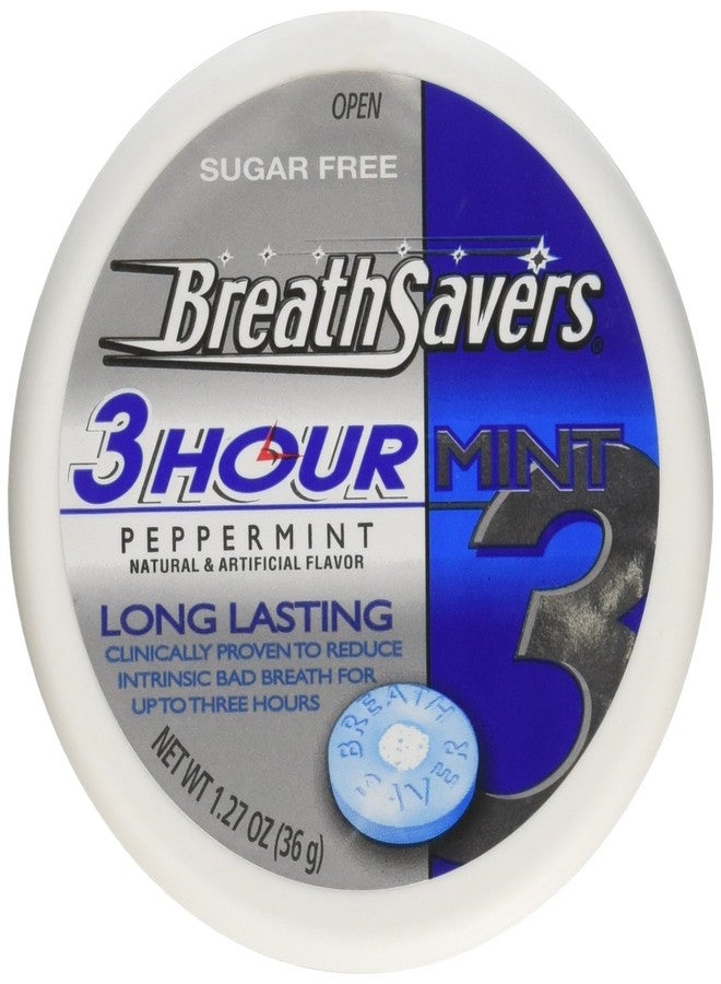 Breath Savers Hershey Breath Savers 3-Hour Peppermint - 1.1 Oz, 8 ea - Image 1