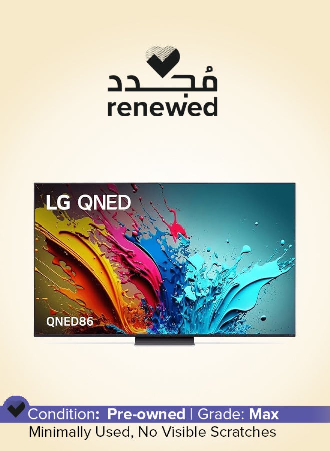 LG Renewed -  65" Smart QNED TV - 4K 65QNED86 Black - Image 1