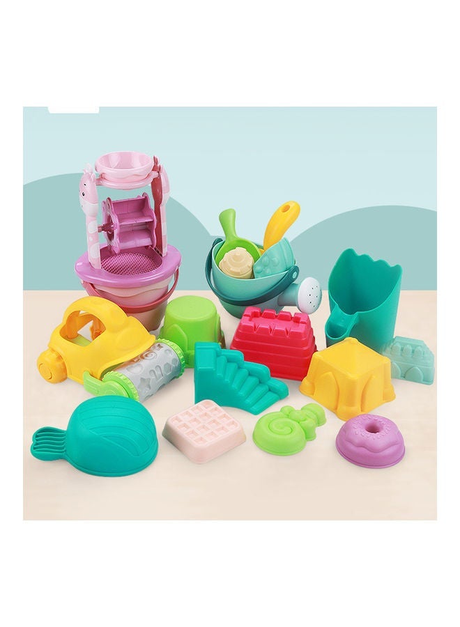 NIBEMINENT 18-Piece Beach Play Sand Water Toy Set - Image 4