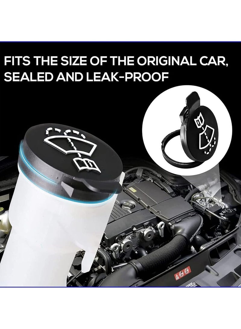 Generic Windshield Wiper Washer Fluid Reservoir Tank Bottle Cap Cover For Chevrolet，For Buick, For Cadillac, For GMC，For Chevrolet part of the mode 1PCS (Black)  - Image 2