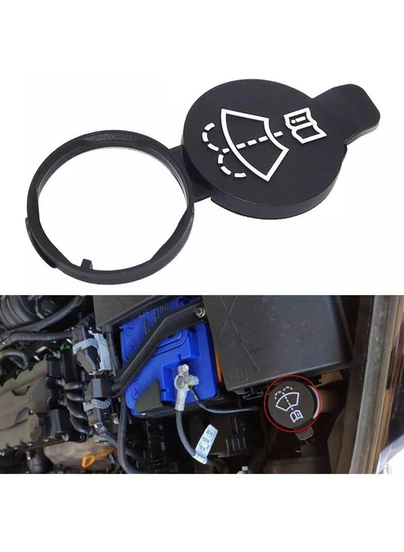 Generic Windshield Wiper Washer Fluid Reservoir Tank Bottle Cap Cover For Chevrolet，For Buick, For Cadillac, For GMC，For Chevrolet part of the mode 1PCS (Black)  - Image 3