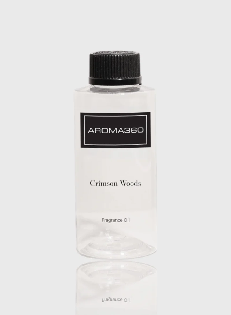 AROMA360 Crimson Woods Fragrance Oil Blend - Hotel Inspired for Luxury Essential Oil Diffusers - Aromatherapy Scent Diffuser Oil - Apple Blossom, Amber, and Oud