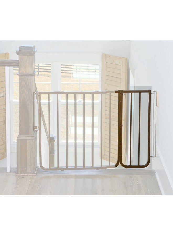 Cardinal Gates BX1 Baby Gate Extension - Fits Cardinal Gates Safety Gates - 10.5 Inch Wide Dog Gate Extension - Brown - Image 2