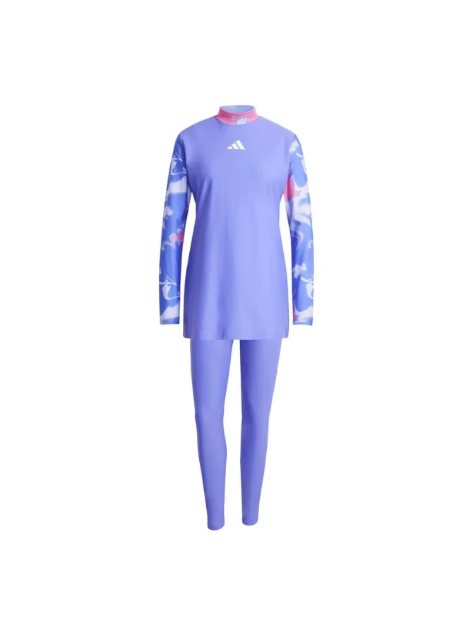 Adidas padded full cover swimwear set women suit