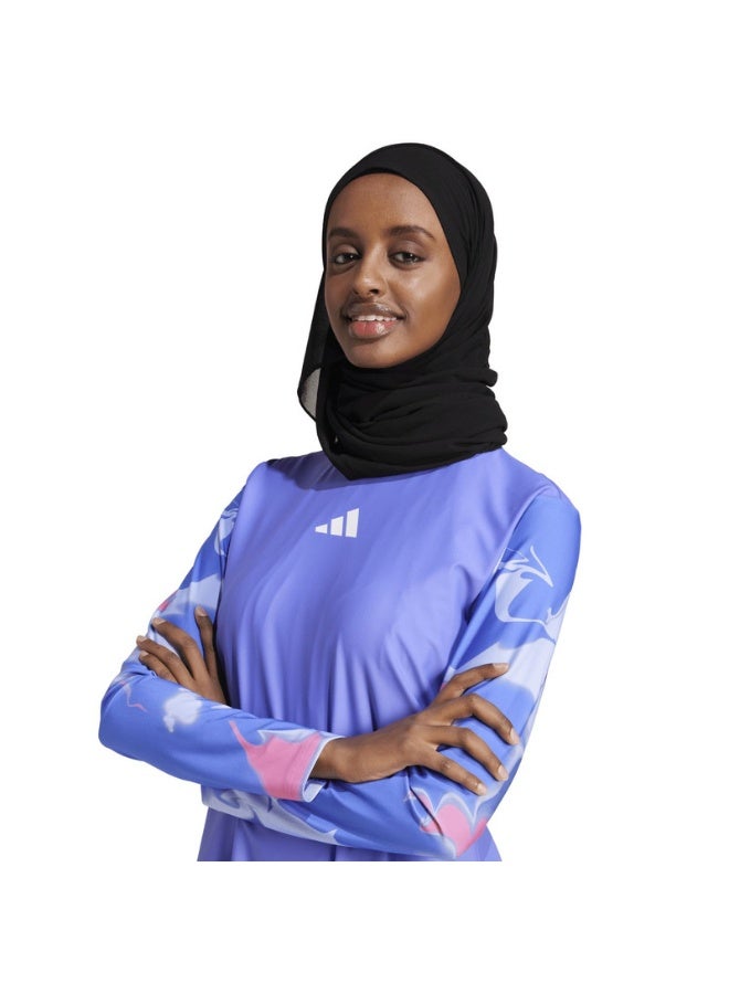 Adidas padded full cover swimwear set women suit - Image 1
