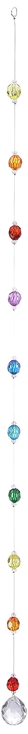 PINDIA Acrylic Crystal Strings Bead Curtain Original Glass Drop 10 ARC Multicolor - Image 1