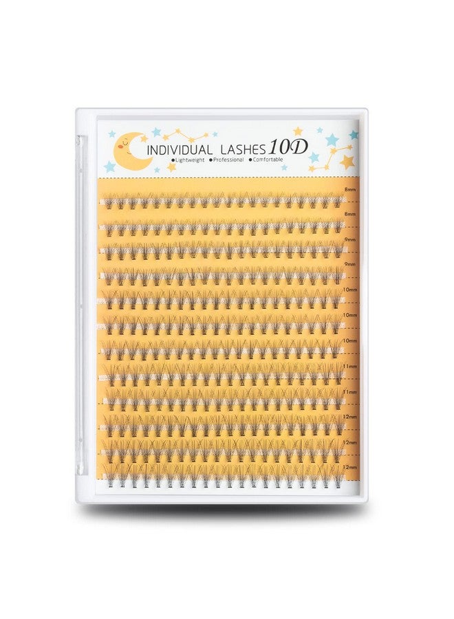 FinyDreamy 240Pcs Individual Lashes Extension 10D Natural Mix Pack Cluster Lashes 812Mm Mix Lengths C Curl 0.07Mm Thickness Professional Makeup Individual Cluster Lashes And Apply Under Your Lashes - Image 1