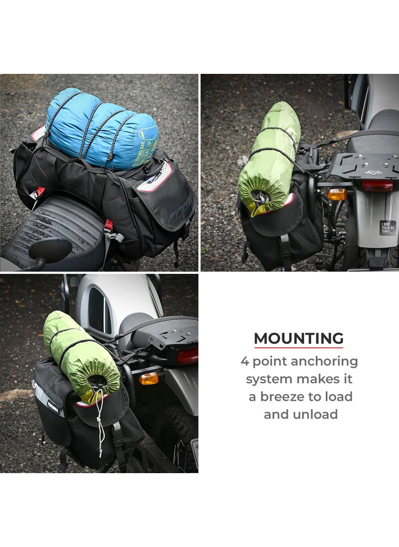 ViaTerra ViaTerra Reflective Bungee Cord for Bike Luggage with Hooks Durable Bike Rope and Luggage Tie Down Perfect Bungee Cord and Luggage Rope for Bikers 2 Ft  - Image 5
