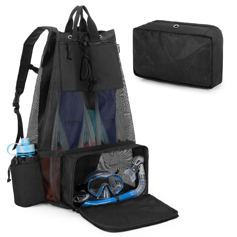 Fasrom Mesh Scuba Diving Bag, XL Snorkeling Gear Backpack for Mask, Fins and Wetsuit (Empty Bag Only, Patent Design) - Image 1