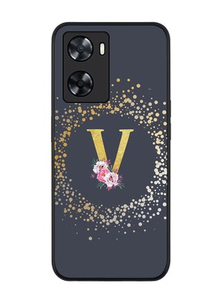 Rugged Black edge case for OnePlus Nord N20 SE Slim fit Soft Case Flexible Rubber Edges TPU Gel Thin Cover - Custom Monogram Initial Letter Floral Pattern Alphabet - V (Grey) - pzsku/Z4F6DC72C7B76C3F78C90Z/45/_/1701431566/b19c721c-9422-4907-8af0-090ac2c91840