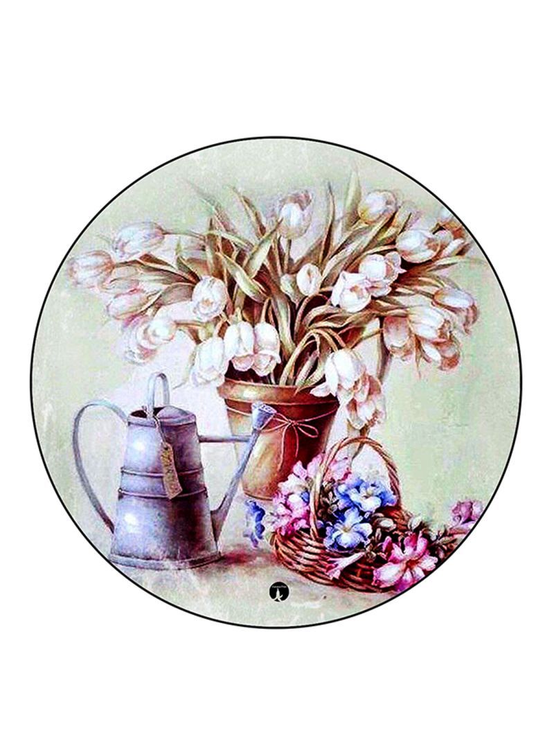 RKN Flowers Printed Mouse Pad Multicolour