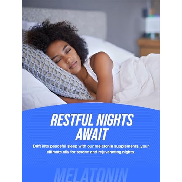 BulkSupplements.com Melatonin 10 mg Softgels for Adults – Sleep Supplement, 10 mg per Serving, Gluten Free, 1 Softgel per Serving, 365 Count (Pack of 1) - Image 3