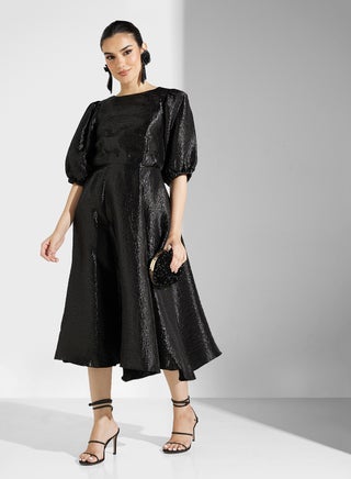 Textured Puff Sleeve Dress - pzsku/Z4F6DF0FE0A34BF5DD1F4Z/45/_/1742375189/b6bed54a-3c06-41df-a391-ff5d0155ca59