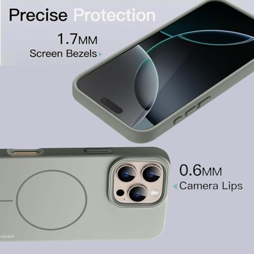 KARWAN®️Magnetic Ultra Slim-Fit Back Case Cover for iPhone 16 Pro Max |Hard PC Case Cover| Ultra-Thin & Light Weight with [Ultra Premium Feel] Case for iPhone 16 Pro Max (Grey) - Image 4