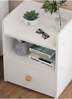 Sharpdo Modern Nightstands, Bedroom Nordic Small Simple Bedside Table, Fashion Rangement Storage Cabinet Furniture 33*26*40CM  - Image 2