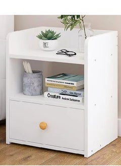 Sharpdo Modern Nightstands, Bedroom Nordic Small Simple Bedside Table, Fashion Rangement Storage Cabinet Furniture 33*26*40CM  - Image 3