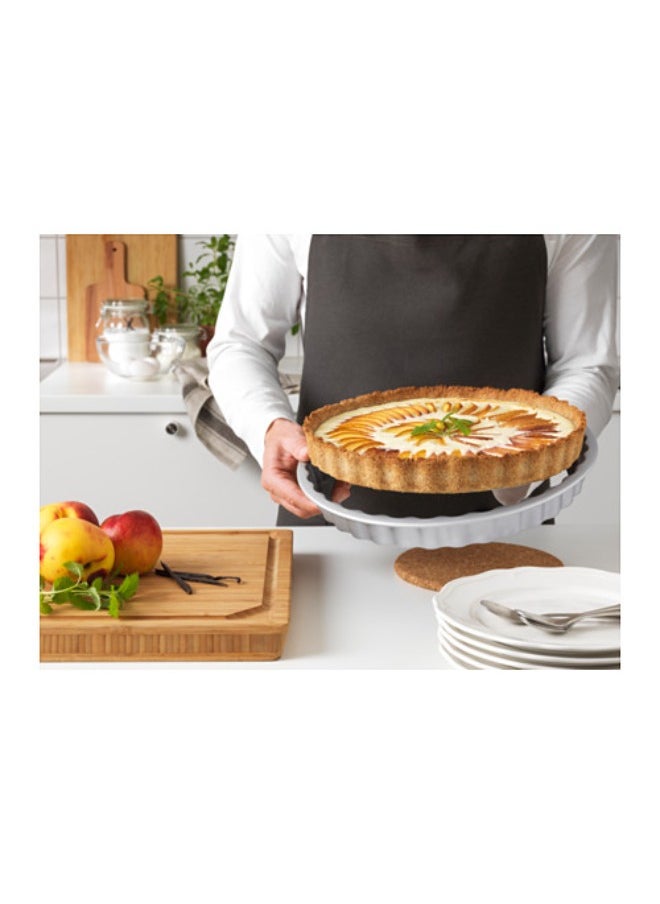 VARDAGEN - Pie Dish 31 cm/1.8 Ltr Silver Colour - Image 1