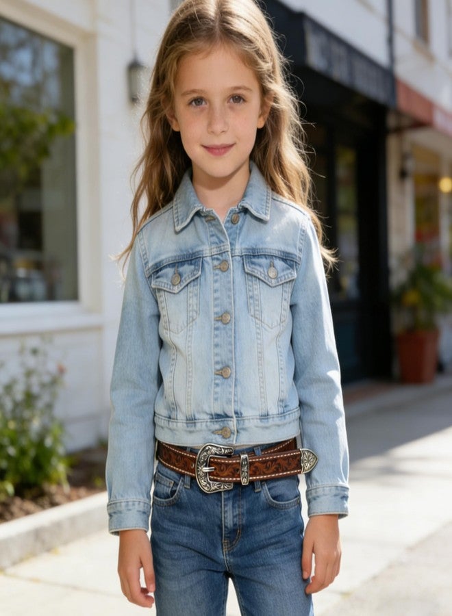Wojgzon Western Fashion Cowgirl Cowboy belts for Girls Women Boys Jeans Pants Dresses - Image 5