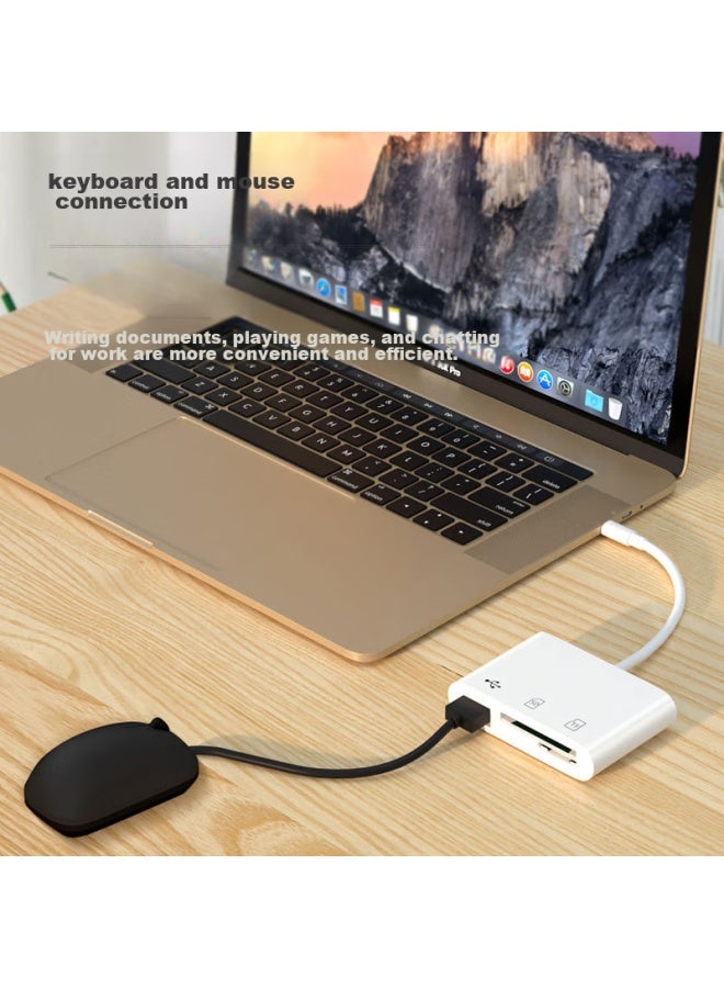 Linkstone Liantuo Type-c/usb Multi-function Card Reader, High-speed Sd/tf Three-in Otg Card Reader, Compatible With Apple 15/16 Computers, Usb Drives, Cameras, Dash Cams, Memory Cards - Image 2