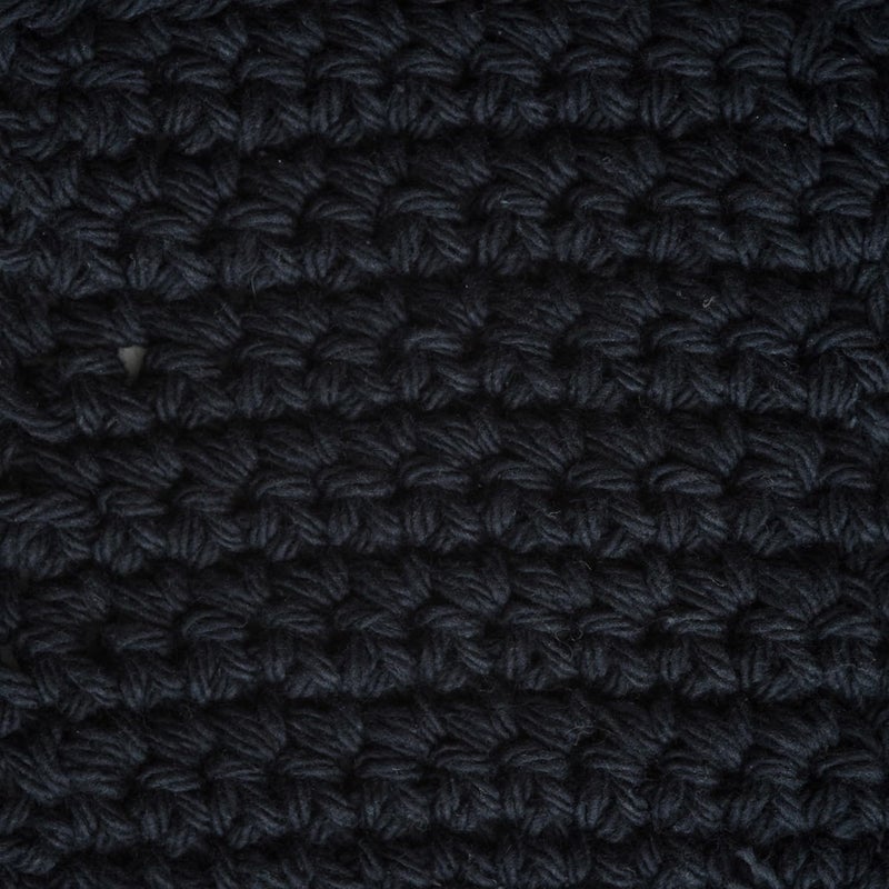 Lily Sugar 'N Cream The Original Solid Yarn - 2.5oz Black Cotton Yarn for Crafts - Image 3