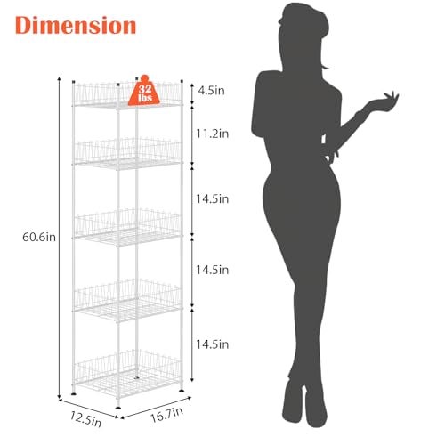 smusei 4 Tier Water Bottle Storage Rack Metal Water Bottle Organizer for Floor, Free Standing Bottled Water Holder Stand Beverage Pantry Drink Shelf Dispenser for Kitchen Pantry - Image 2