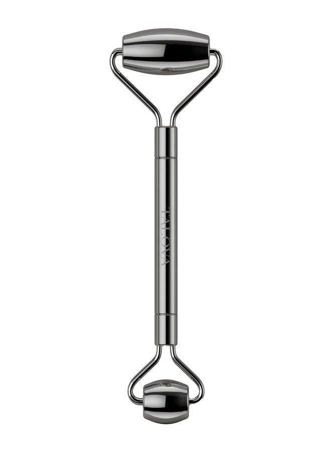 TALOVA - 304-Grade Stainless Steel Facial Roller, Face Roller for Eyes, Double Chin, Jawline & Neck, Reduce Puffiness & Improve Wrinkles, Massage Tool for Anti-Aging, Lifting & Lymphatic Drainage - Image 1