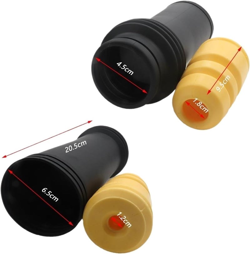 Wivplex Rear Dust Cover Air Shock Absorber Bellow Buffer Boot Set - Image 2