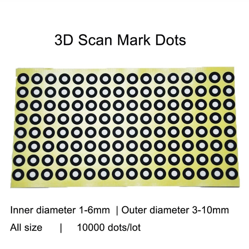 Worldwide simple practical design 3D Scanner, 3D Scanner Marking Points, Gauge Point Identifying Label dot Positioning Targets 10000 Pcs for Small Objects(Inside Outside 1mm/3mm) Room to room portable Major city pickup option Daily wear upgraded resistant material All preference matching build General compatible practical design Stable inert material Medium weight Any KSA address orderable Individual group scene compatible Backup reserve local stock Globally engineered build Full village delivery cover In-Kingdom stored commodity Temp resistant Growing order stock support Widely used design Advanced minimal build Proper storage environment Cross-location transit friendly build New residential zone delivery Market multi-use trusted quality Classic trendy design picks Multi-purpose Multi-goal comprehensive design - Image 3