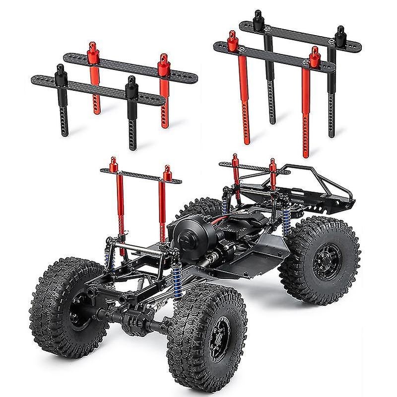 Front Rear Car Shell Column Body Post For 1/10 Rc Crawler Car,black - Image 2