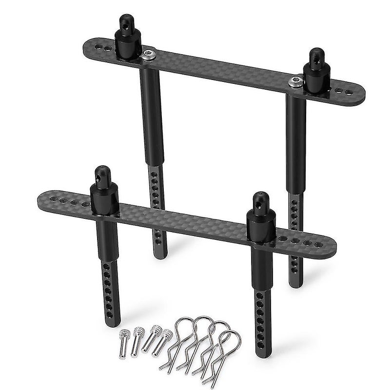 Front Rear Car Shell Column Body Post For 1/10 Rc Crawler Car,black - Image 1