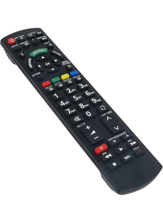 N2Qayb000717 جهاز تحكم عن بعد بديل متوافق مع تلفزيون بلازما باناسونيك فييرا Ty St42Px5W Tx P42X50E Tx L39Em5B Tx L32Em5B Txl39Em5B Txl50Em5B Tx P50X50E Tx L50Em5B Txp50X50E Tyst42Px5W