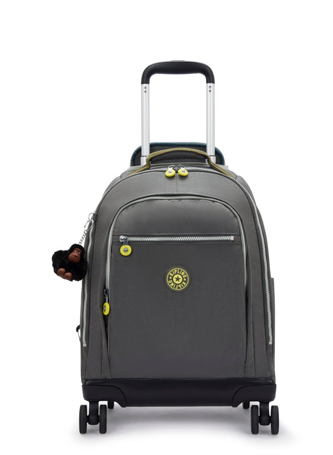 kipling New Zea Back To Grey Large Wheeled Backpack (With Laptop Compartment) I5246-1Dx - Image 1
