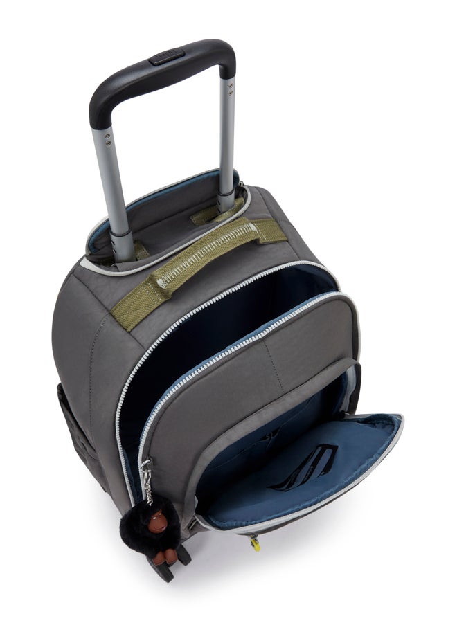 kipling New Zea Back To Grey Large Wheeled Backpack (With Laptop Compartment) I5246-1Dx - Image 3