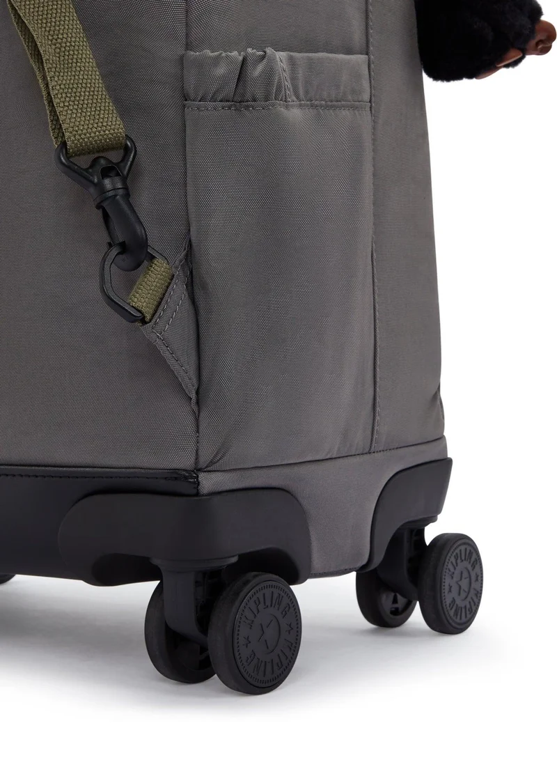 Kipling  new zea large wheeled backpack (with laptop compartment) - back to grey  | Best Price UAE