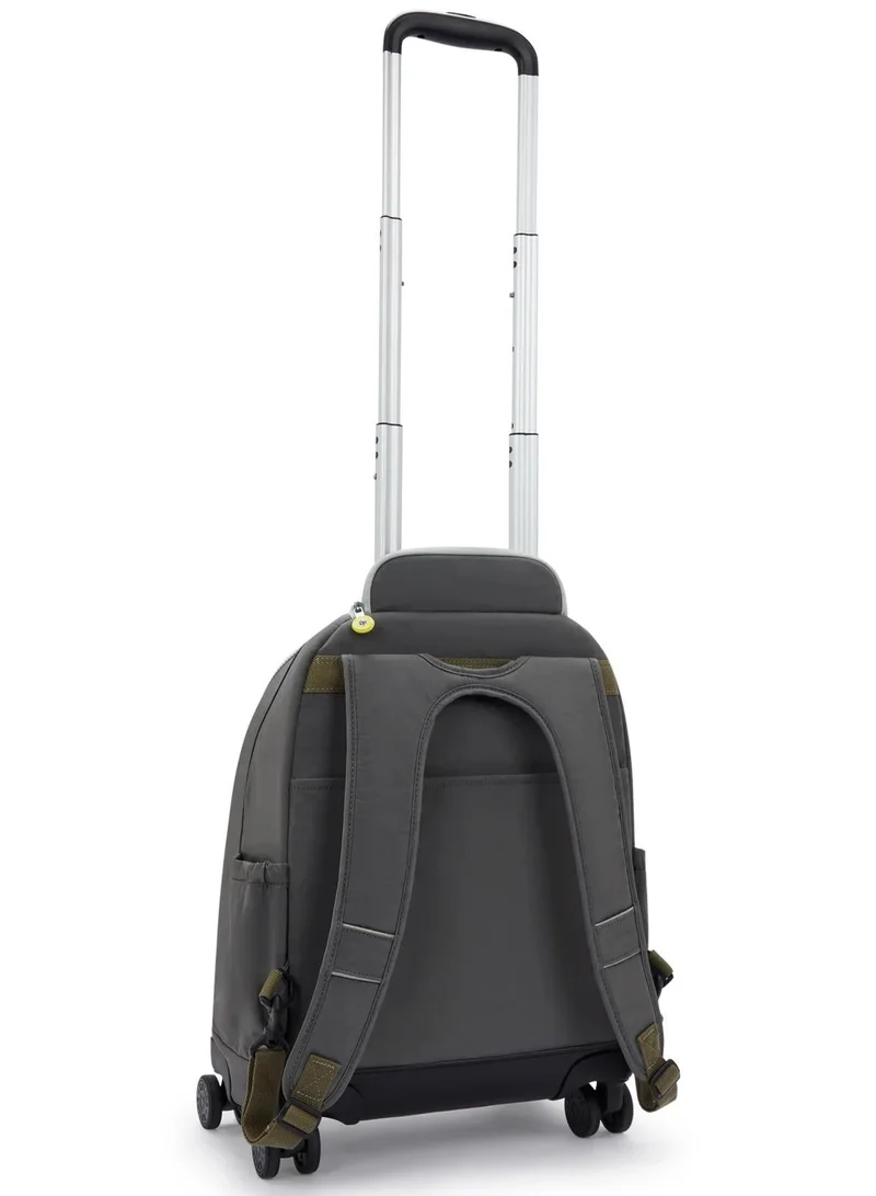 Kipling  new zea large wheeled backpack (with laptop compartment) - back to grey  | Best Price UAE