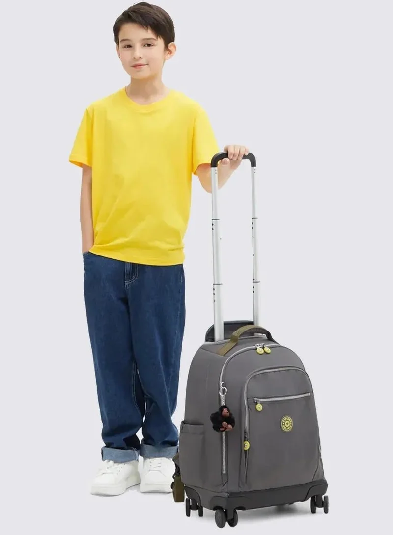 Kipling  new zea large wheeled backpack (with laptop compartment) - back to grey  | Best Price UAE