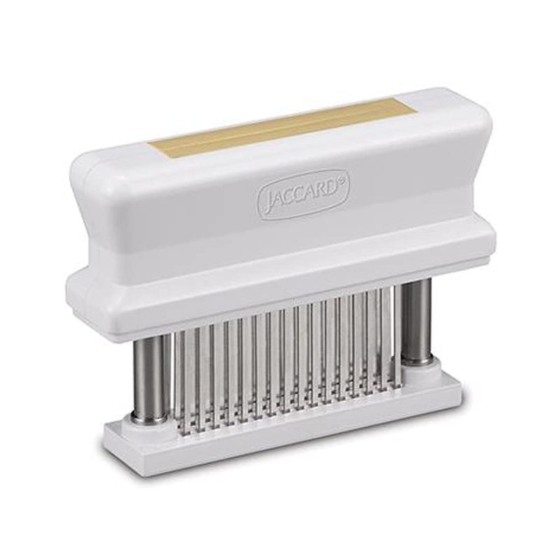 Jaccard 200348T 48-Blade  Haccp Color Coded Meat Tenderizer  Tan - Pork  1.50 X 4.00 X 5.75 Inches - Image 1