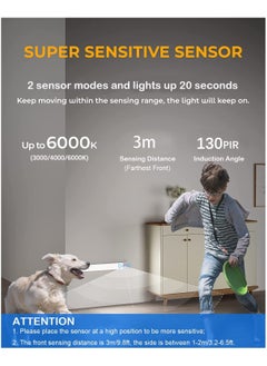 Alruht Motion Sensor Light, 3-Color Dimming LED Rechargeable Under Cabinet Night Light, Slim Magnetic Closet Light, Wireless Light for Kitchen, Staircase, Wardrobe, Hallway  - Image 4