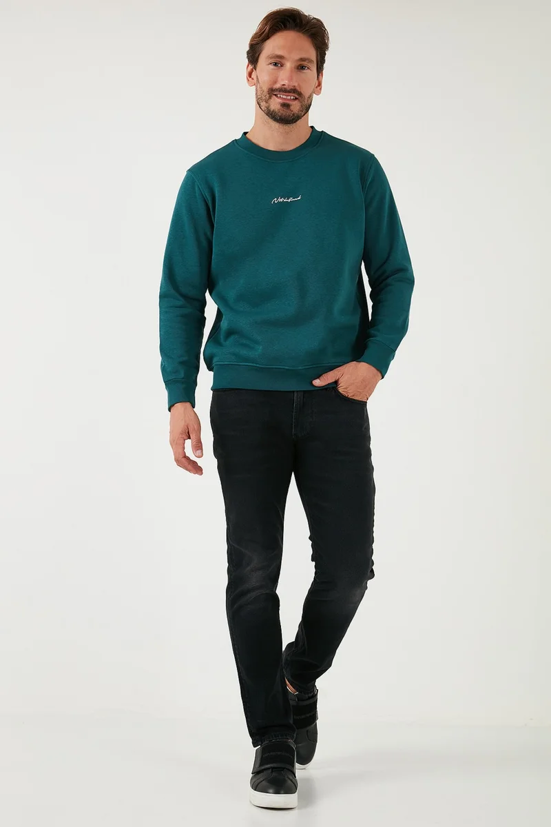 Buratti Cotton Regular Fit Crew Neck Sweat Men's Sweat 59050121
