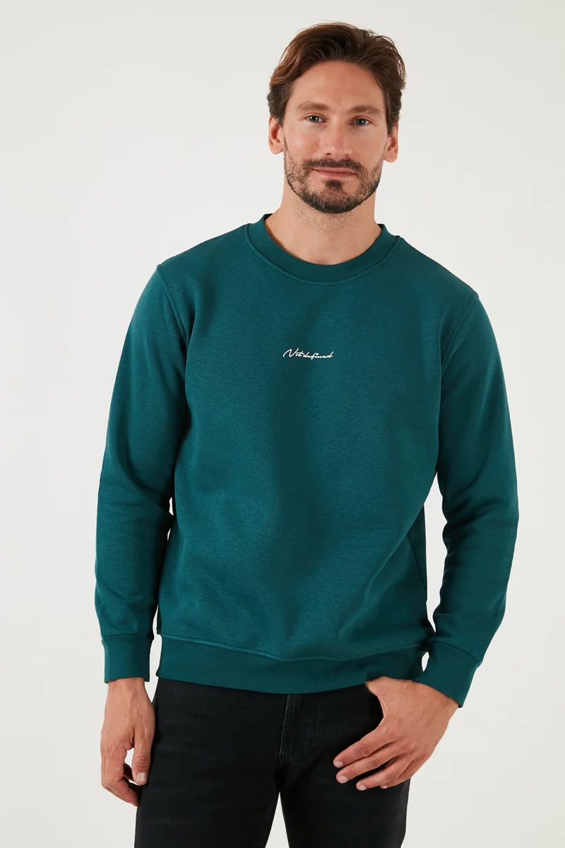 Buratti Cotton Regular Fit Crew Neck Sweat Men's Sweat 59050121