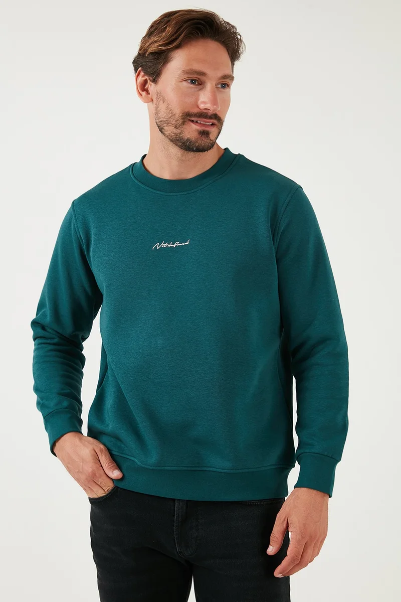 Buratti Cotton Regular Fit Crew Neck Sweat Men's Sweat 59050121