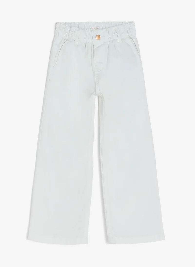 ريبلز مع نمشي Girls Wide Leg Jeans