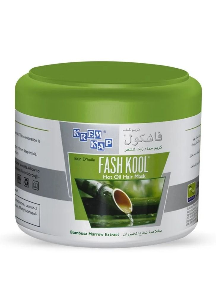 Fashkool Bambusa Marrow Extract Hot Oil Hair Mask, Deep Conditioning Treatment Bamboo for Strong, Healthy Hair – 500ml