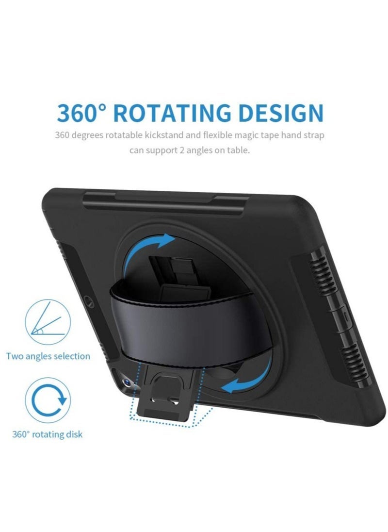 SmartGrist Case for iPad 10.2 inch, Shockproof, Impact Resistant Cover, iPad Rugged Case with Kickstand, Full Body Protective Cover for kids, Drop Protection, Blue. - Image 2